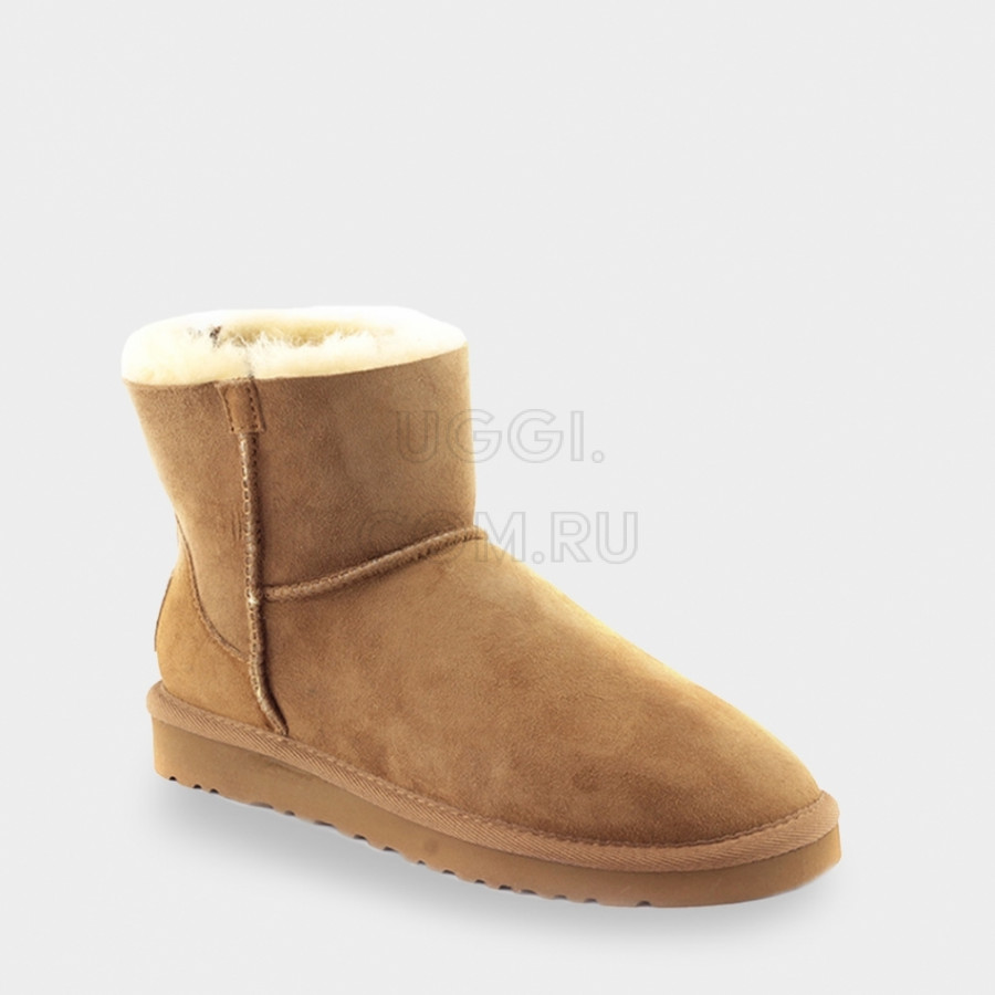 Женские UGG Classic Mini Zip Chestnut