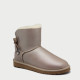 Женские UGG Mini Bailey Bow Braid Metallic Sand