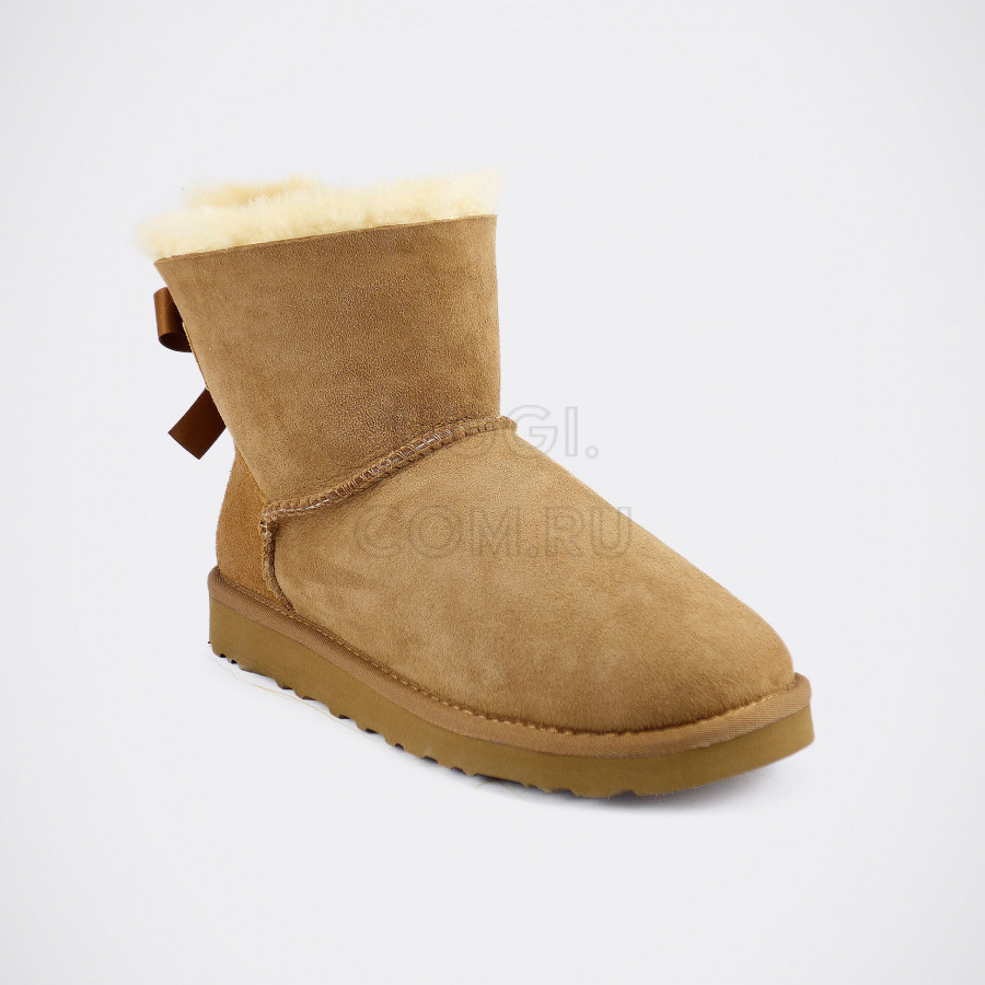 Женские UGG Mini Bailey Bow Chestnut