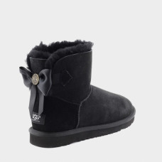 UGG Mini Bailey Bow Medallion Black
