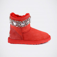 UGG Jimmy Choo Crystals Red
