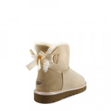 UGG Mini Bailey Bow II Metallic Slate
