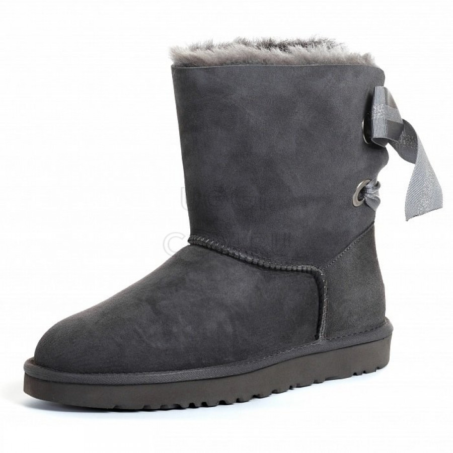 Женские UGG Bailey Bow Customizable Charcoal