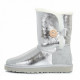 Женские UGG Bailey Button Metallic Silver