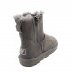 Женские UGG Classic Mini Double Zip Grey