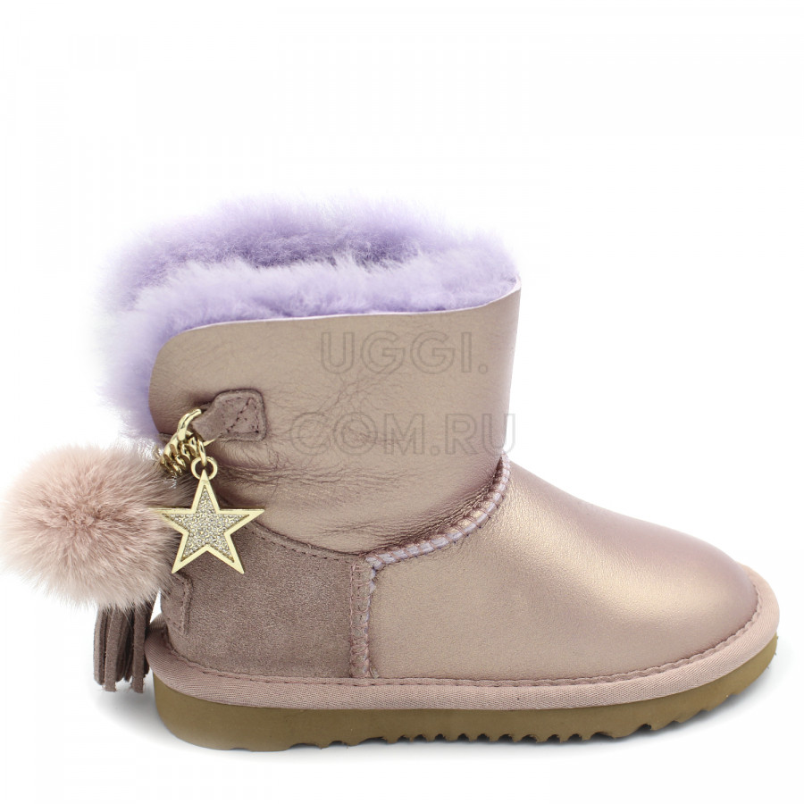 Детские UGG Kids Mini Charm Metallic Amethyst