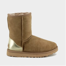 UGG Classic Short II Metallic Driftwood