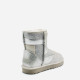 Женские UGG Classic Mini Glitter Patchwork Boot Silver