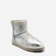 Женские UGG Classic Mini Glitter Patchwork Boot Silver