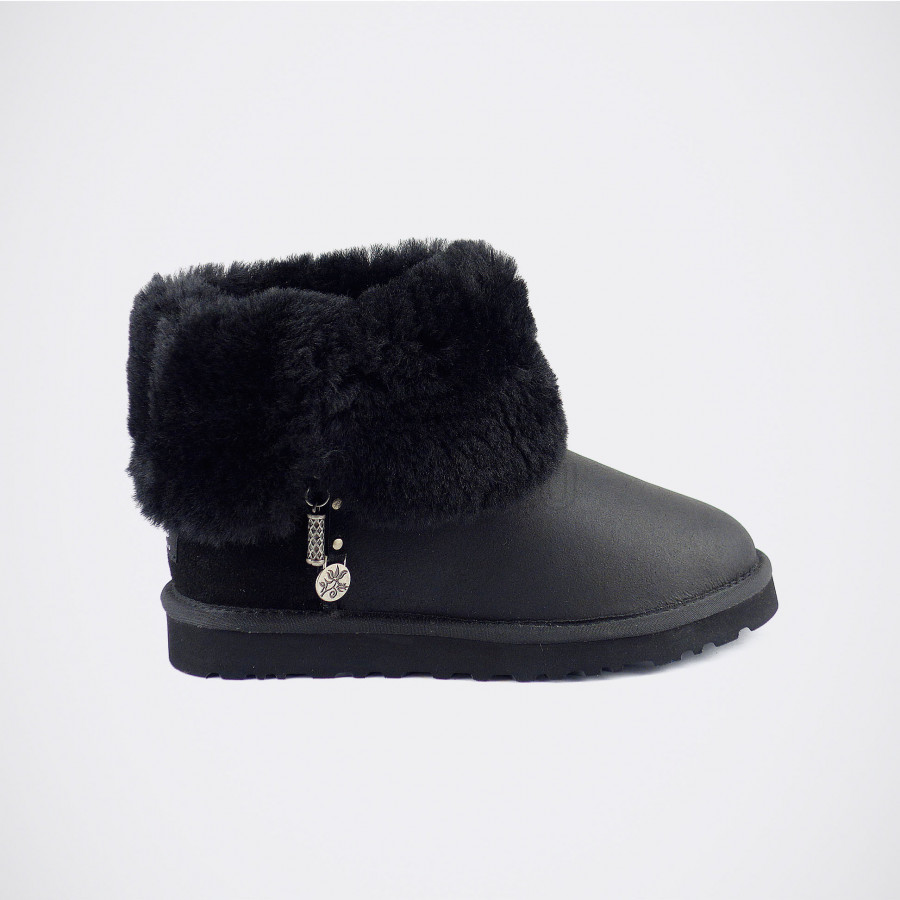 Женские UGG Bailey Button Azalea Metallic Black