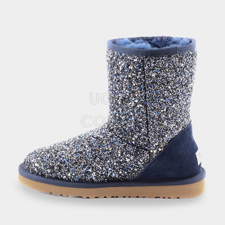 Женские UGG Classic Short StarDust Navy