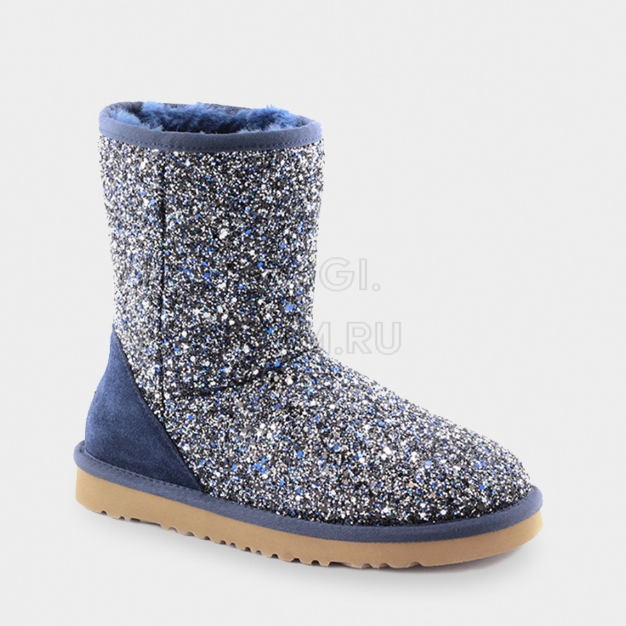 Женские UGG Classic Short StarDust Navy