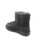 Женские UGG Mini Bailey Logo Strap Suede Grey
