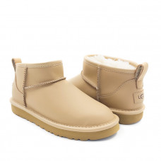 UGG Classic Ultra Mini Leather Matte Sand