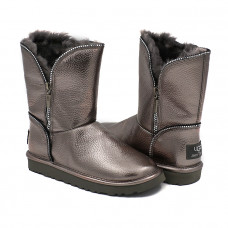 UGG Jimmy Choo Florence Leather Grey