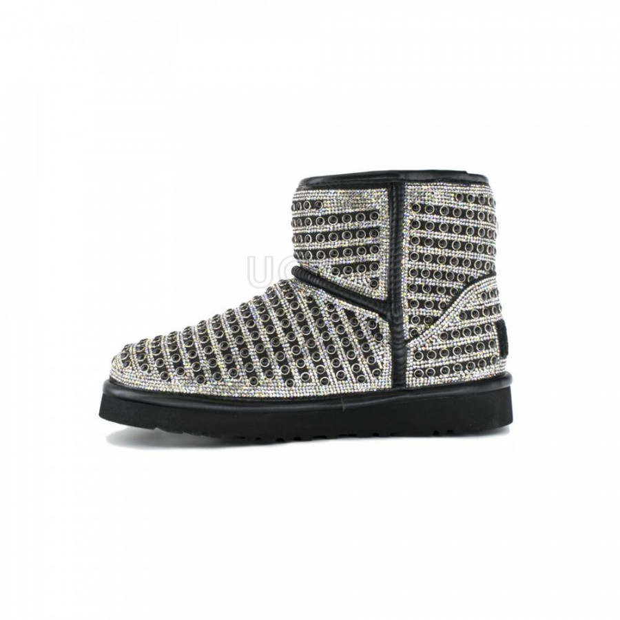 Женские UGG Classic Mini Pearl Black