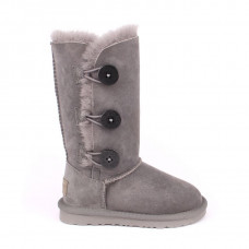 UGG Kids Bailey Button II Triplet Grey
