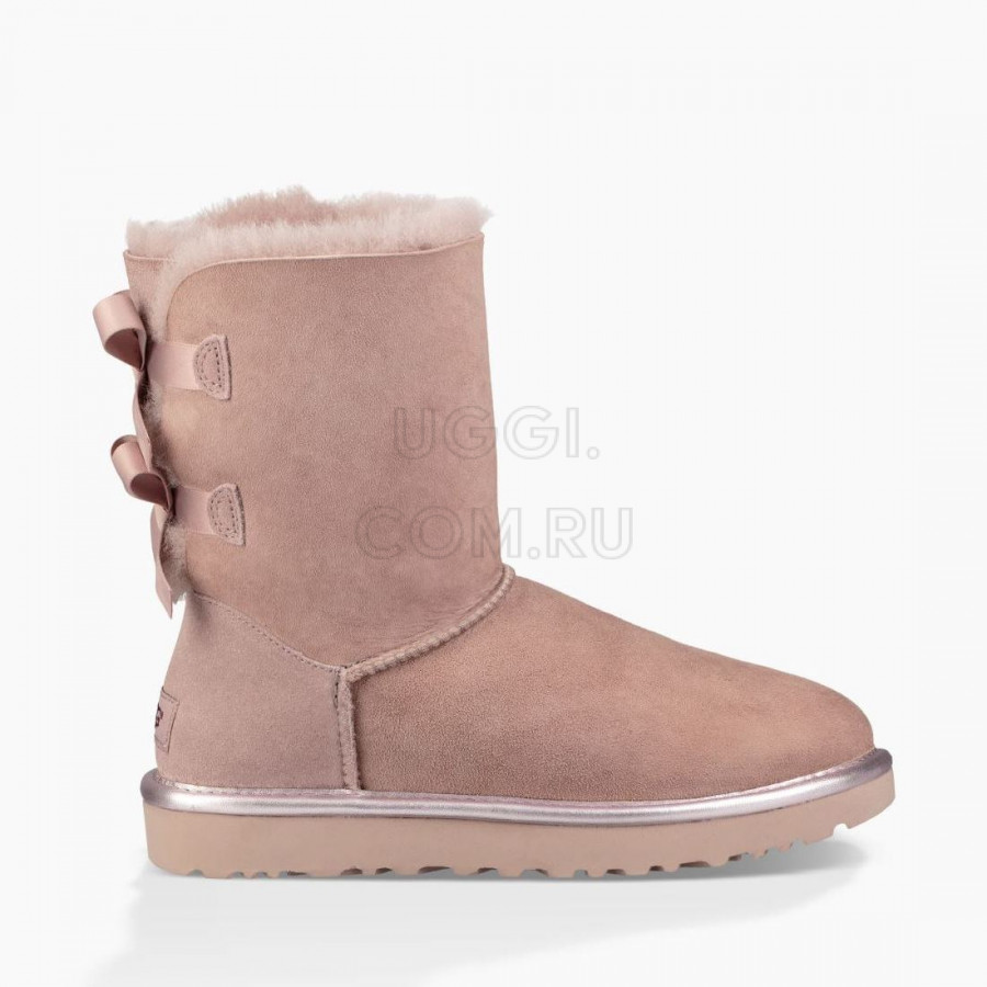 Женские UGG Bailey Bow II Metallic Dusk
