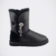 Женские UGG Bailey Button Briana Metallic Black