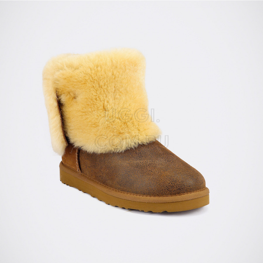 Женские UGG Bailey Button Triplet Bomber Chestnut
