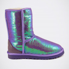 UGG Classic Short Sparkles Purple