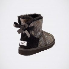 UGG Mini Bailey Bow Snake Black