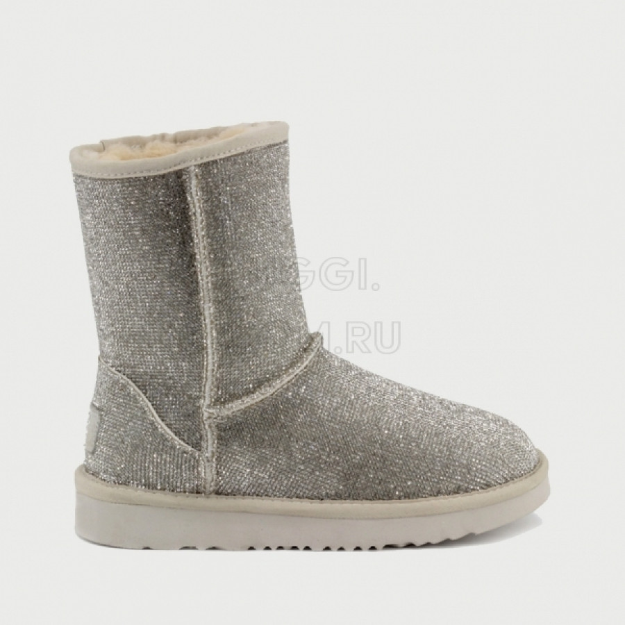 Женские UGG Jimmy Choo Short Serein II Silver