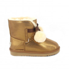 UGG Kids Gita Metallic Gold