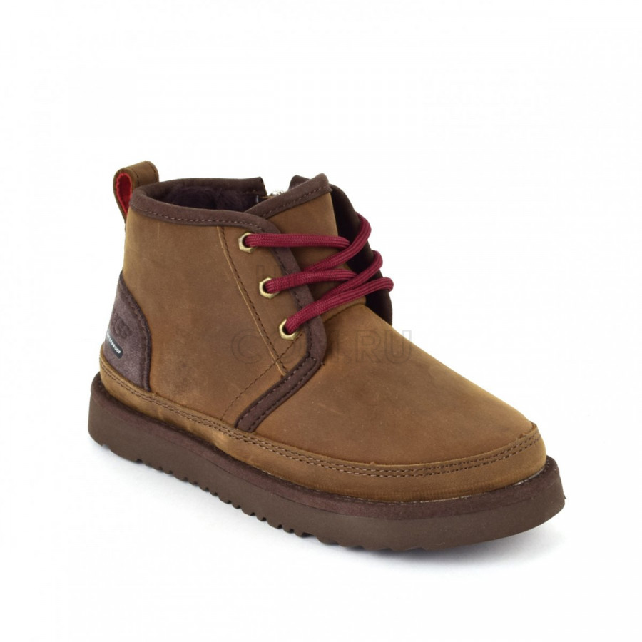 Детские UGG Kids Neumel II WP Zip Nubuck Grizzly