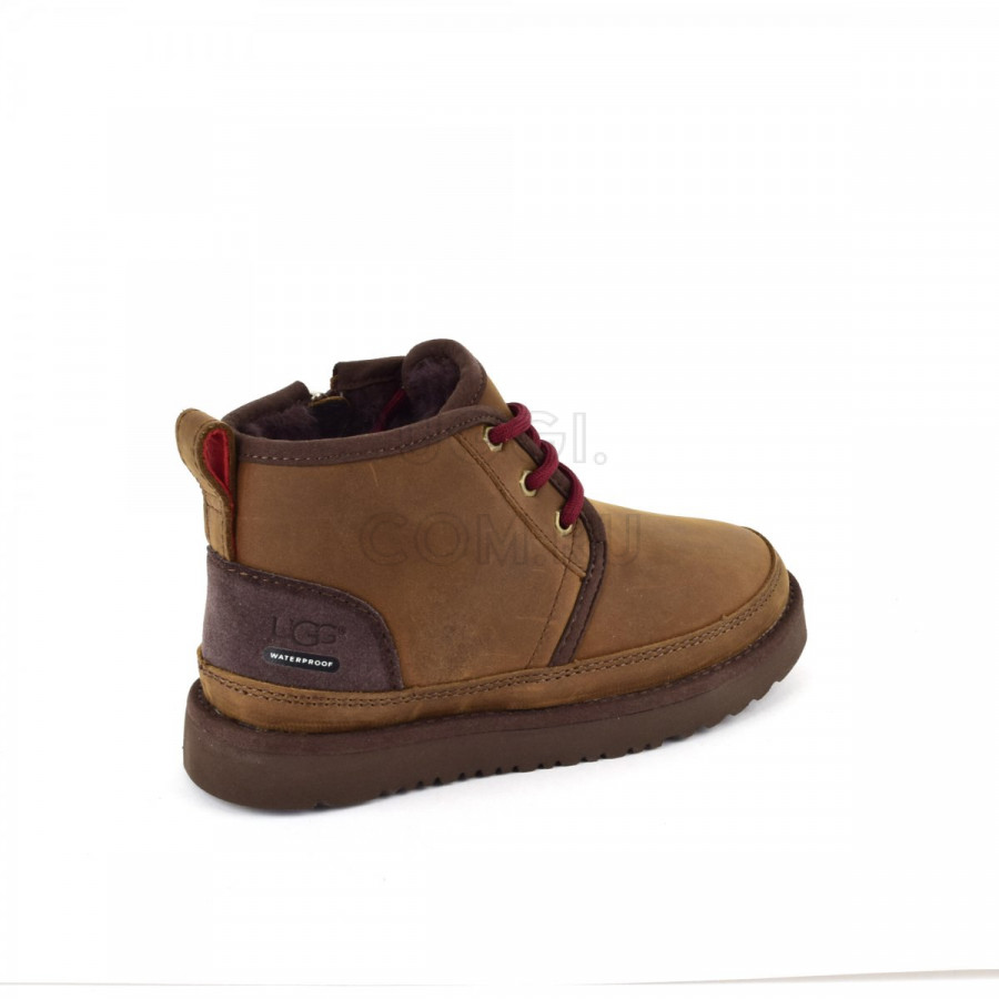 Детские UGG Kids Neumel II WP Zip Nubuck Grizzly