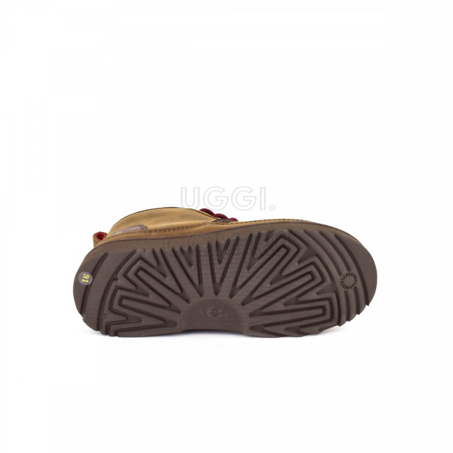 Детские UGG Kids Neumel II WP Zip Nubuck Grizzly