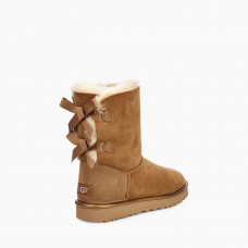 UGG Bailey Bow II Metallic Chestnut