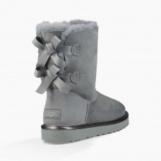 UGG Bailey Bow II Metallic Geyser