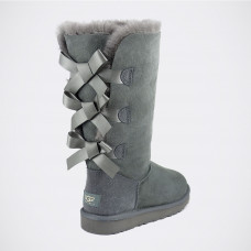 UGG Bailey Bow Tall Grey