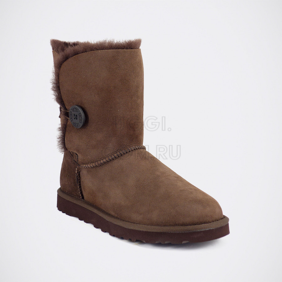 Женские UGG Bailey Button Chocolate