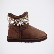 UGG Jimmy Choo Crystals Chocolate