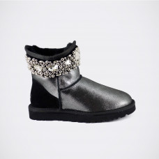 UGG Jimmy Choo Crystals Glitter Black