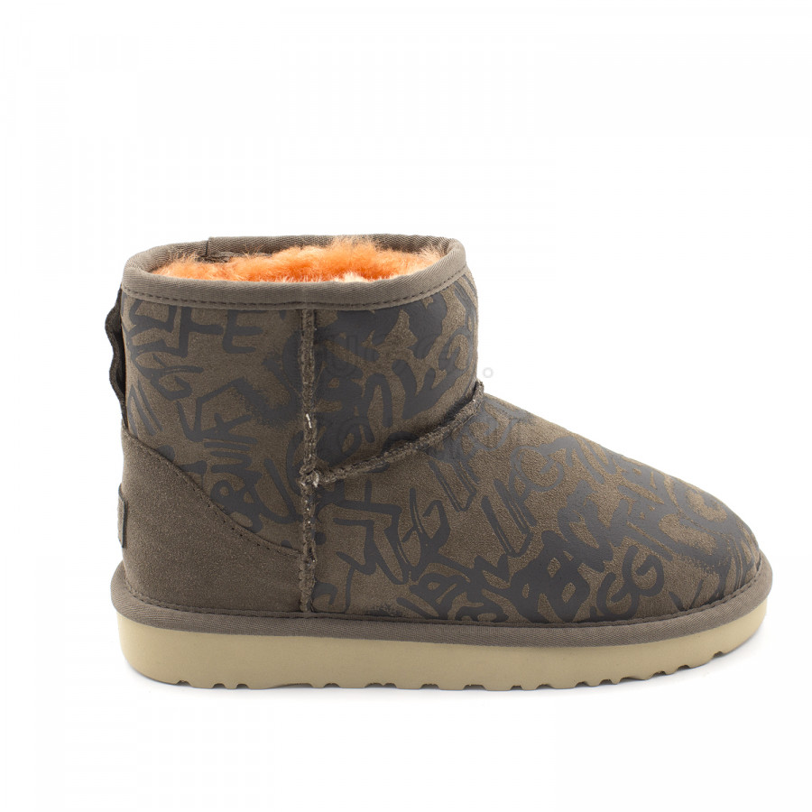 Женские UGG Classic Mini Street Graffiti Slate