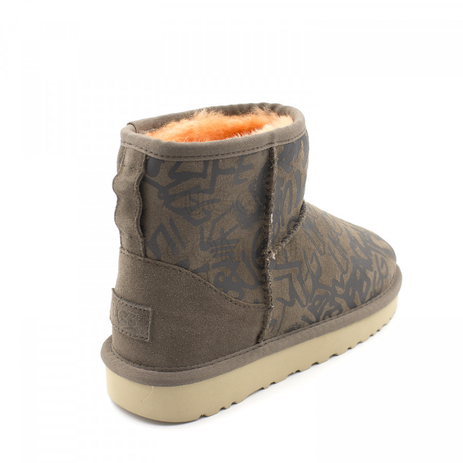 Женские UGG Classic Mini Street Graffiti Slate