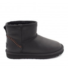 UGG Mens Classic Mini Deco Leather Black