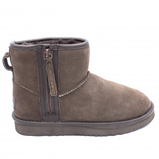 UGG Classic Mini Zip Waterproof Chocolate