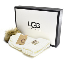 UGG Knit Pom II Hat White