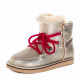 Женские UGG Jimmy Choo Lodge Leather Gold
