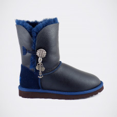 UGG Bailey Button Briana Metallic Navy