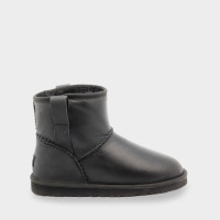 UGG Mens Classic Mini Stitch Leather Black