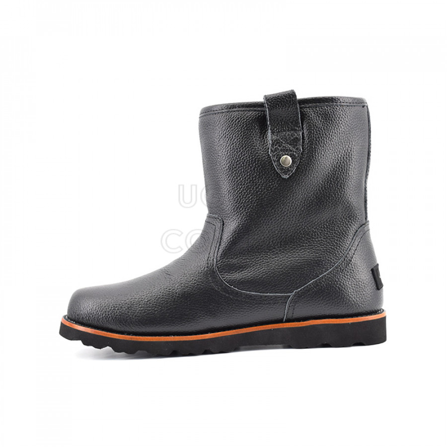 Мужские UGG Mens Stoneman Leather Black