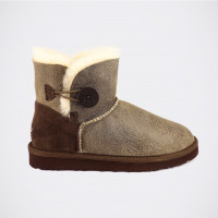 UGG Mini Bailey Button Bomber Chocolate