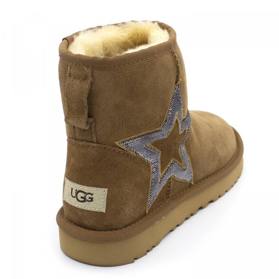 Женские UGG Mini Sequins Chestnut