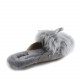 Женские UGG Shaine Fluff Slippers Grey