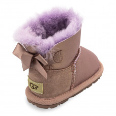 UGG Baby Bailey Bow Metallic Dusk